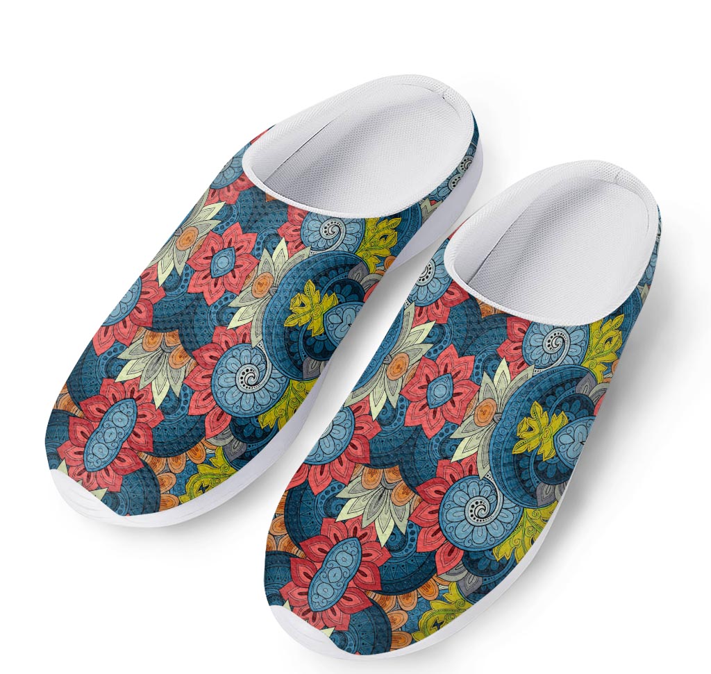 Native Tribal Bohemian Pattern Print Mesh Casual Shoes