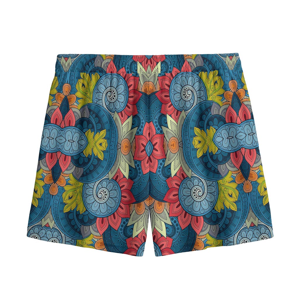 Native Tribal Bohemian Pattern Print Mesh Shorts