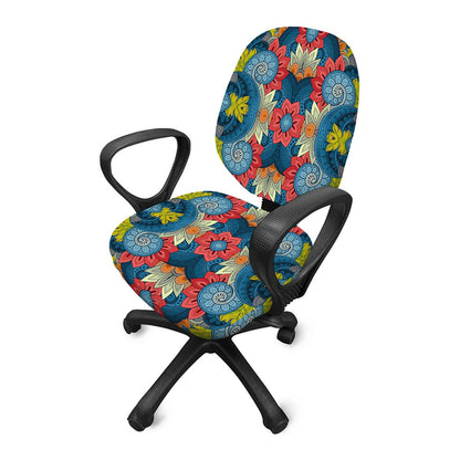 Native Tribal Bohemian Pattern Print Office Chair Cover