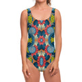 Native Tribal Bohemian Pattern Print One Piece Swimsuit