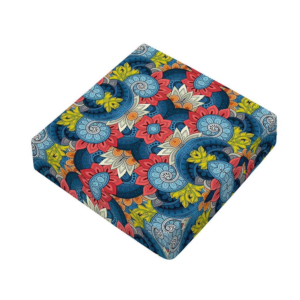 Native Tribal Bohemian Pattern Print Outdoor Seat Cushion Cover