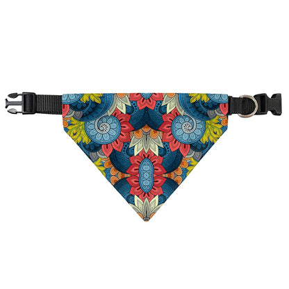 Native Tribal Bohemian Pattern Print Over The Collar Dog Bandana