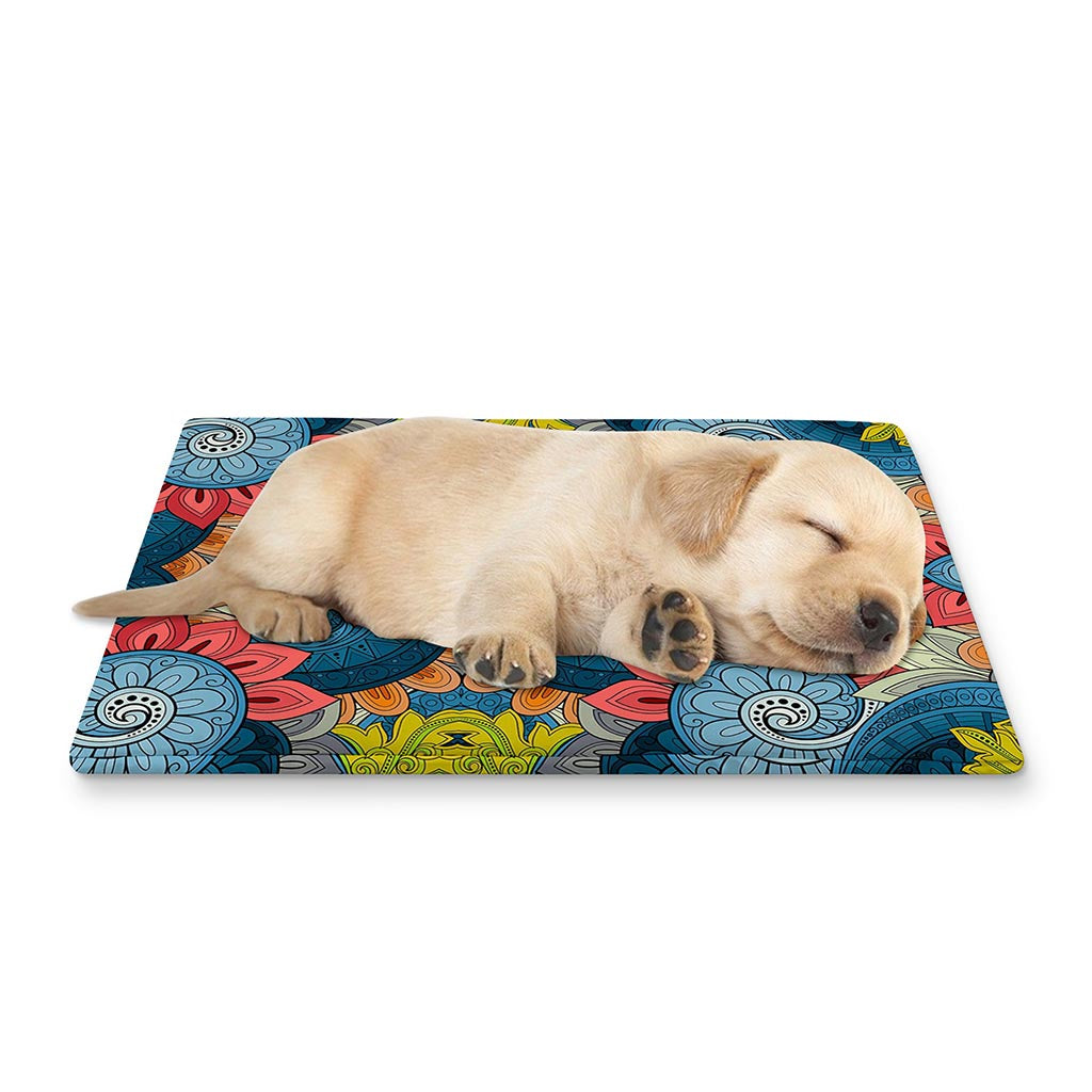 Native Tribal Bohemian Pattern Print Pet Cooling Mat Cover
