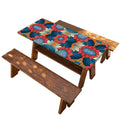 Native Tribal Bohemian Pattern Print Picnic Table Cover