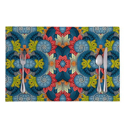 Native Tribal Bohemian Pattern Print Placemat