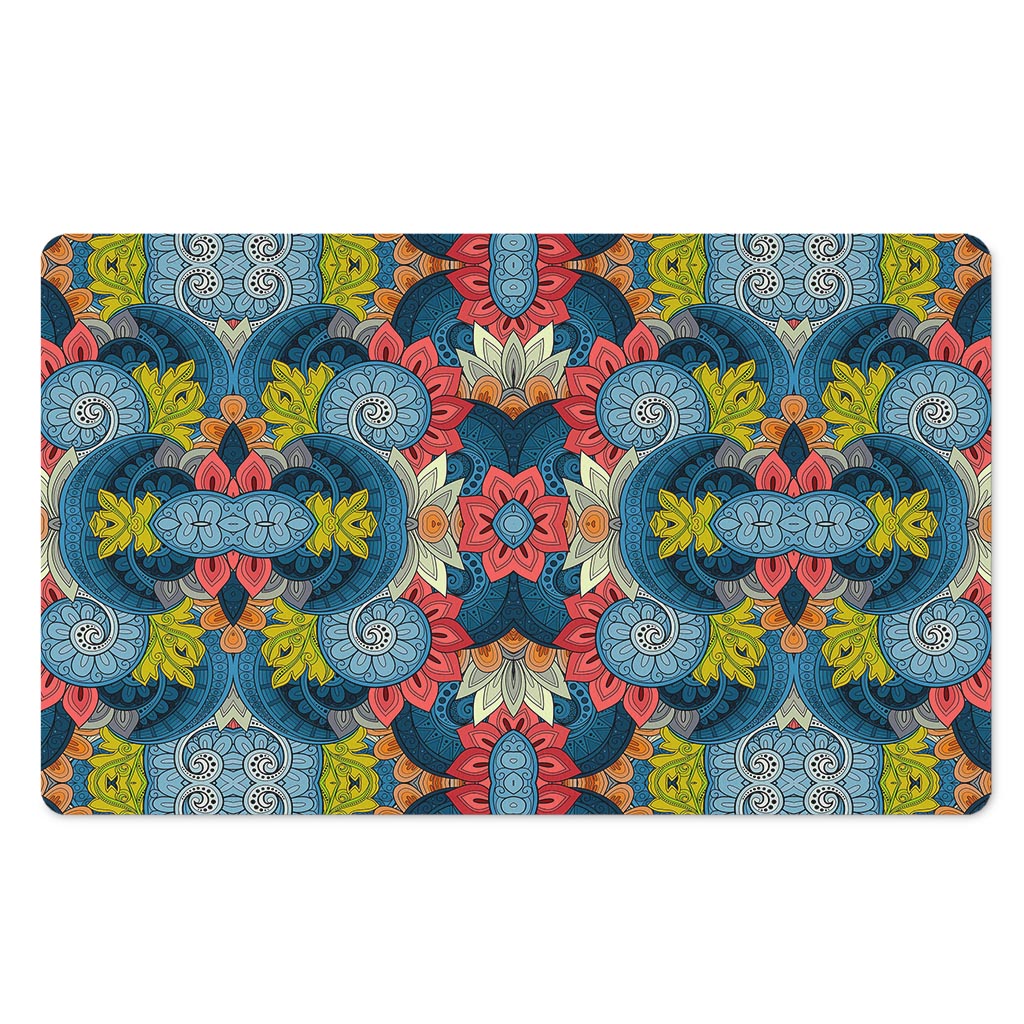 Native Tribal Bohemian Pattern Print Polyester Doormat