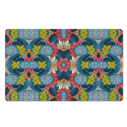 Native Tribal Bohemian Pattern Print Polyester Doormat