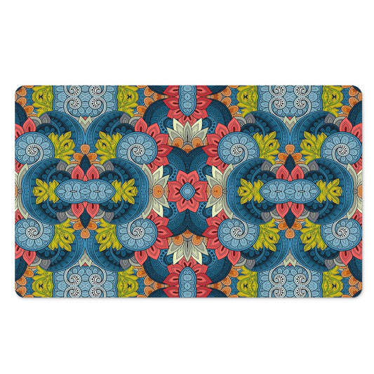 Native Tribal Bohemian Pattern Print Polyester Doormat