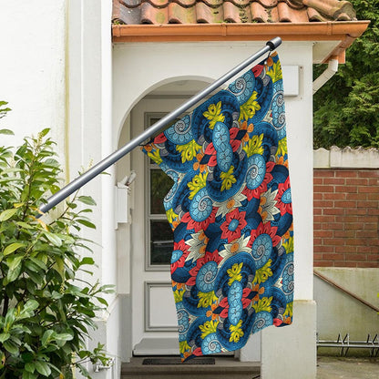 Native Tribal Bohemian Pattern Print Polyester Flag