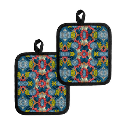 Native Tribal Bohemian Pattern Print Pot Holders