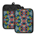Native Tribal Bohemian Pattern Print Pot Holders With Pocket