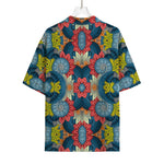 Native Tribal Bohemian Pattern Print Rayon Hawaiian Shirt