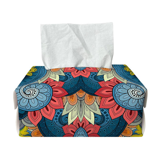 Native Tribal Bohemian Pattern Print Rectangle Tissue Box Cover
