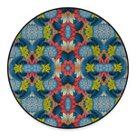 Native Tribal Bohemian Pattern Print Round Floor Mat