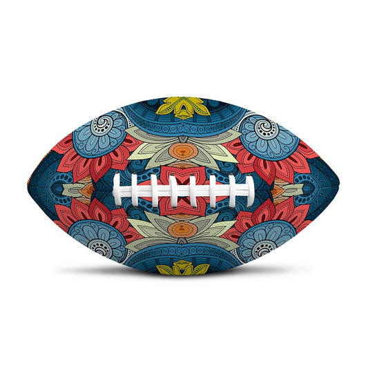 Native Tribal Bohemian Pattern Print Rugby Ball