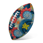 Native Tribal Bohemian Pattern Print Rugby Ball