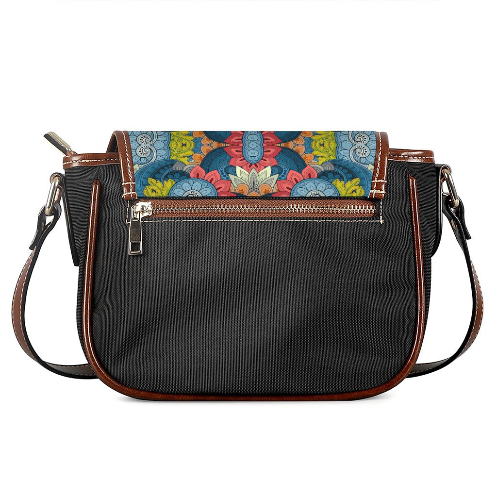 Native Tribal Bohemian Pattern Print Saddle Bag