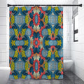 Native Tribal Bohemian Pattern Print Shower Curtain