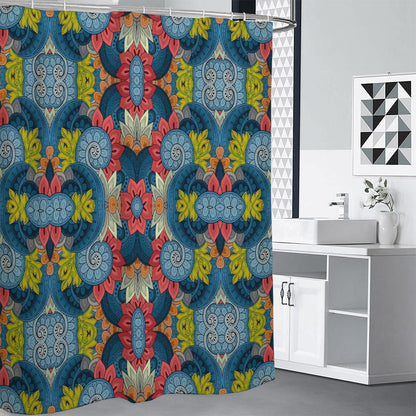 Native Tribal Bohemian Pattern Print Shower Curtain