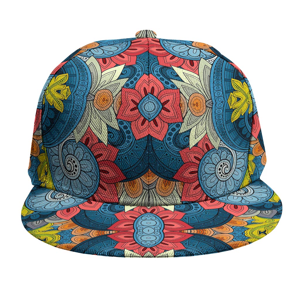 Native Tribal Bohemian Pattern Print Snapback Cap