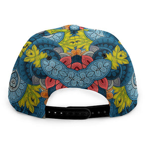 Native Tribal Bohemian Pattern Print Snapback Cap