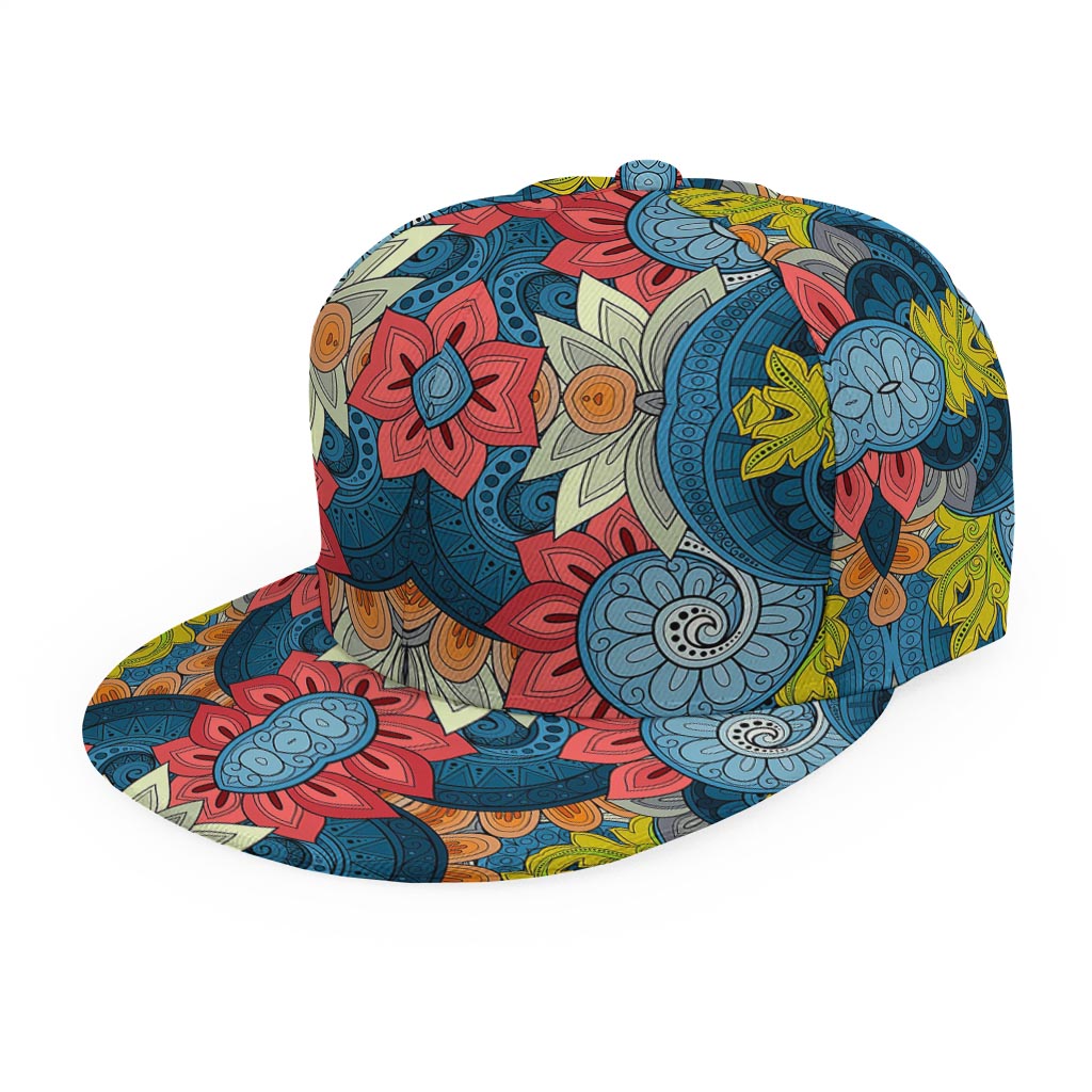 Native Tribal Bohemian Pattern Print Snapback Cap