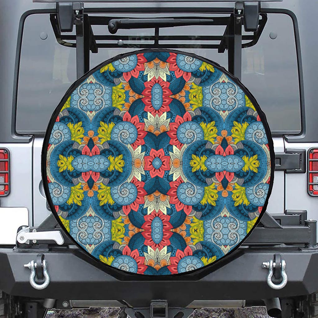 Native Tribal Bohemian Pattern Print Tire Cover