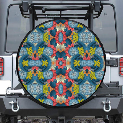 Native Tribal Bohemian Pattern Print Tire Cover