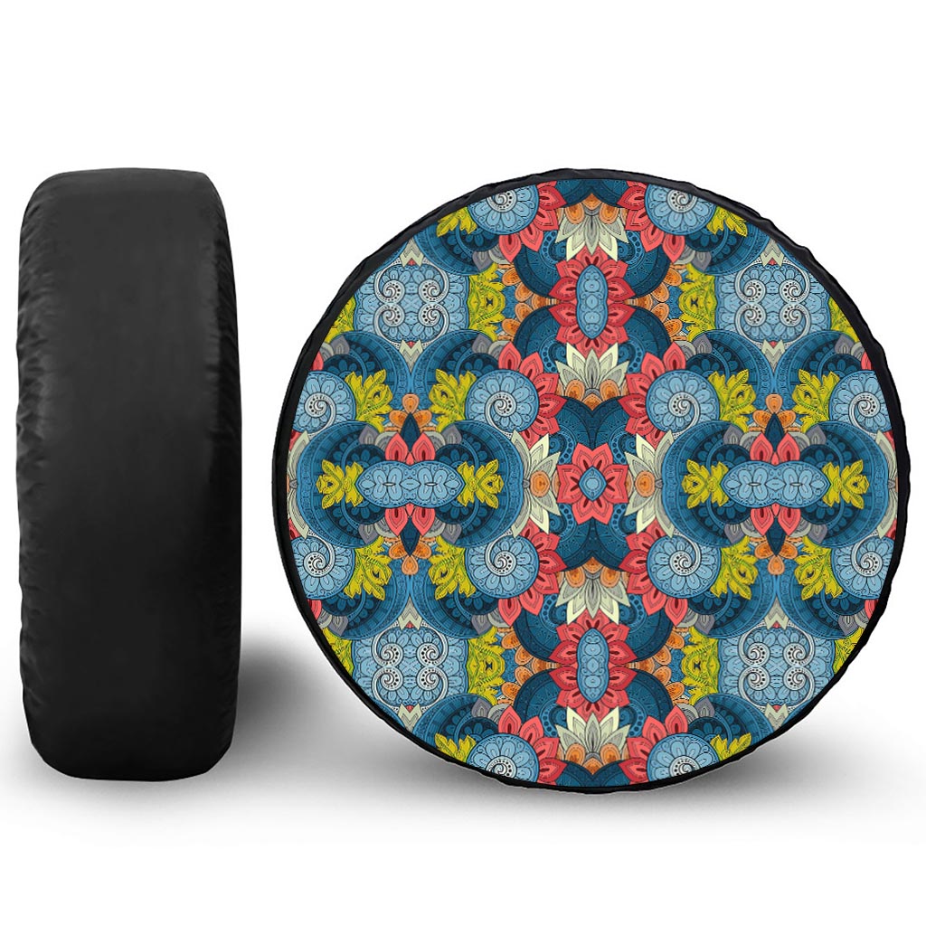 Native Tribal Bohemian Pattern Print Tire Cover