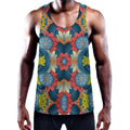 Native Tribal Bohemian Pattern Print Men's Workout Tank Top