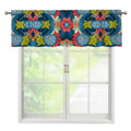 Native Tribal Bohemian Pattern Print Window Valance