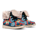 Native Tribal Bohemian Pattern Print Winter Boots