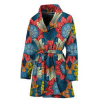 Native Tribal Bohemian Pattern Print Women's Bathrobe