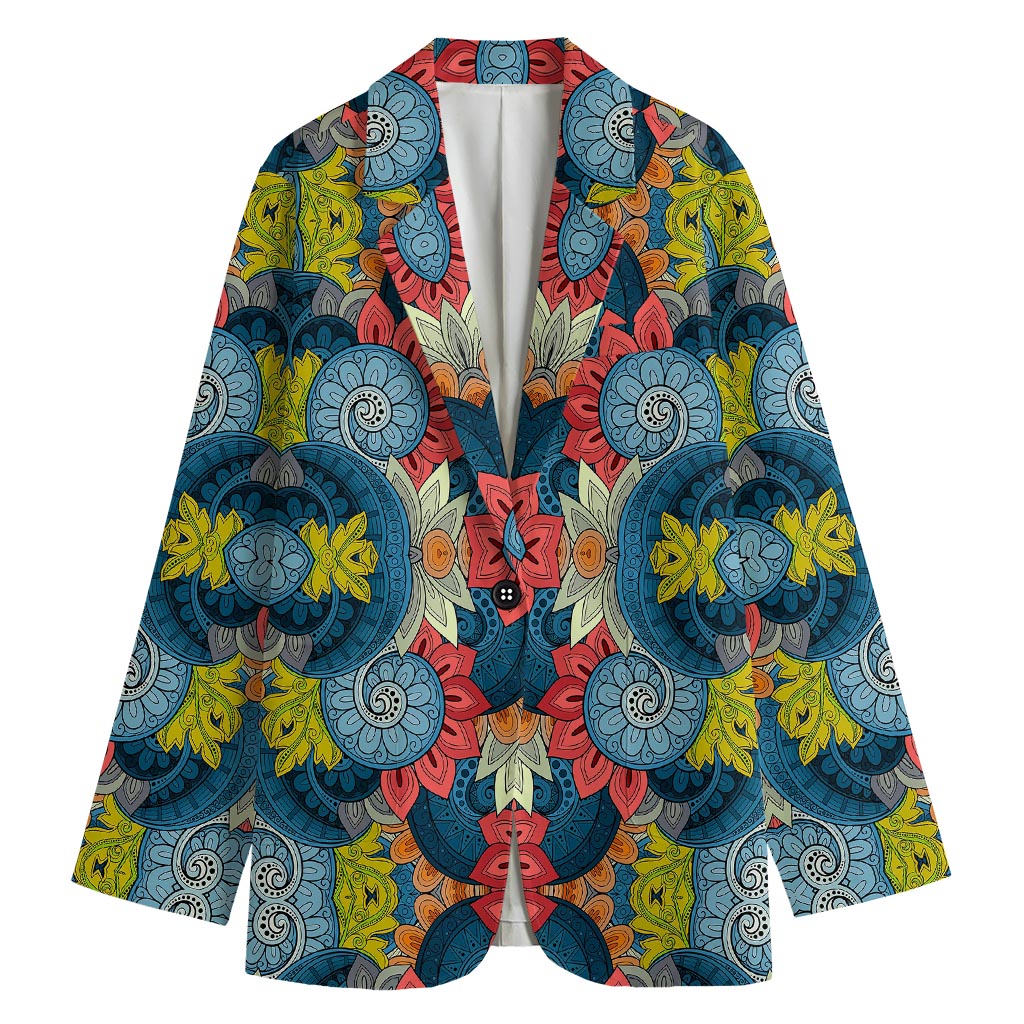 Native Tribal Bohemian Pattern Print Women's Blazer