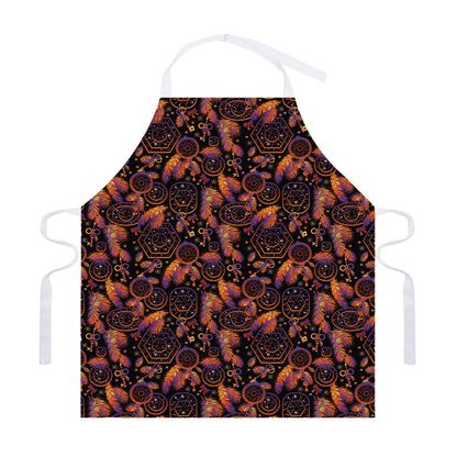 Native Tribal Dream Catcher Print Adjustable Apron