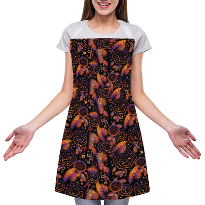Native Tribal Dream Catcher Print Adjustable Apron