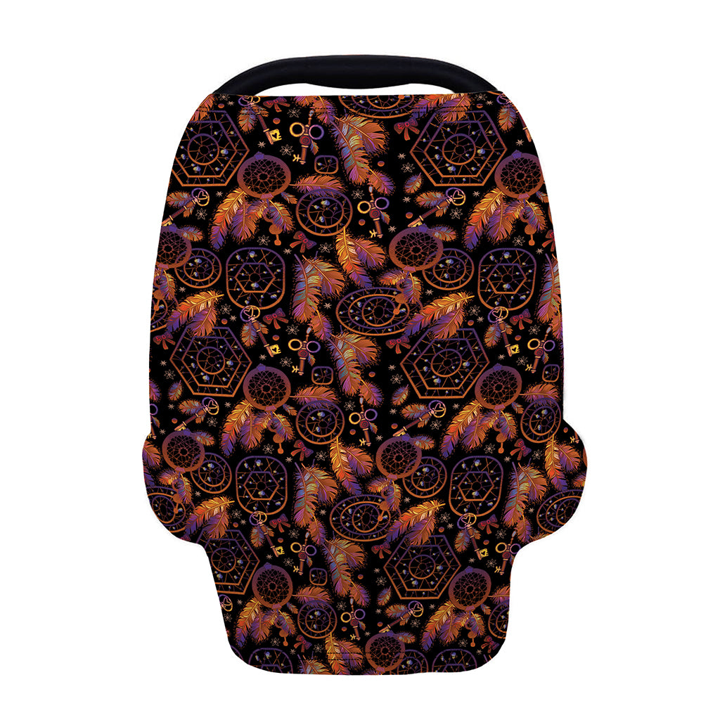 Native Tribal Dream Catcher Print Baby Seat Cover