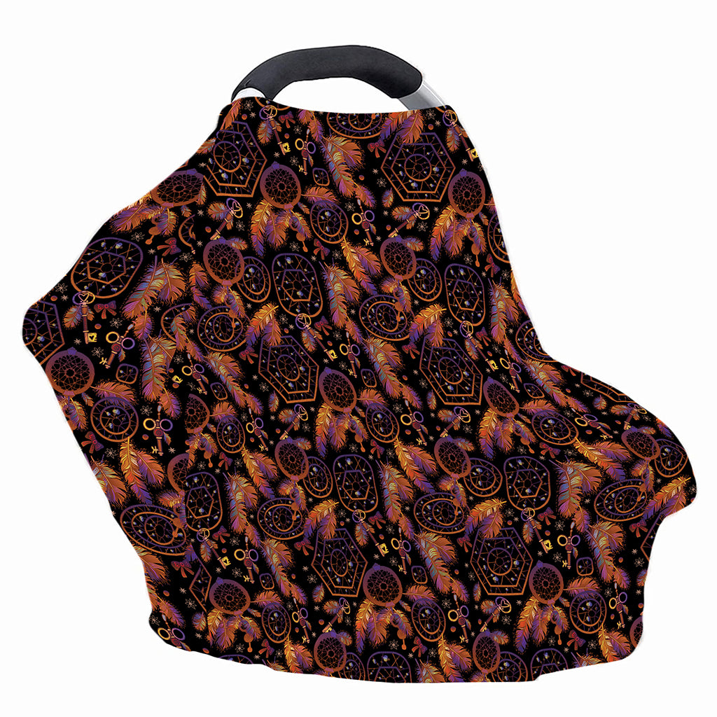 Native Tribal Dream Catcher Print Baby Seat Cover