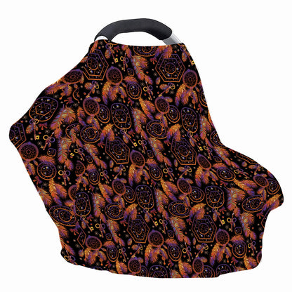 Native Tribal Dream Catcher Print Baby Seat Cover