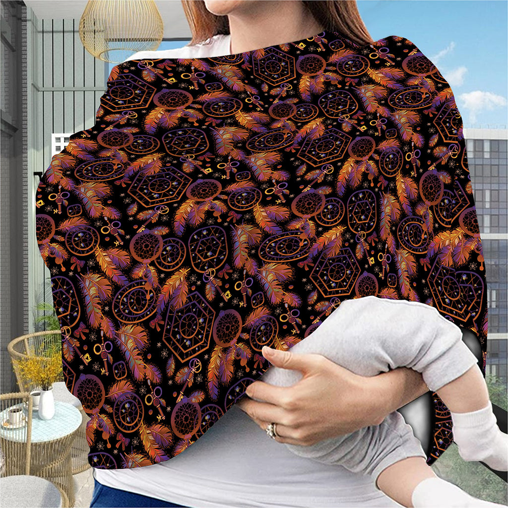 Native Tribal Dream Catcher Print Baby Seat Cover