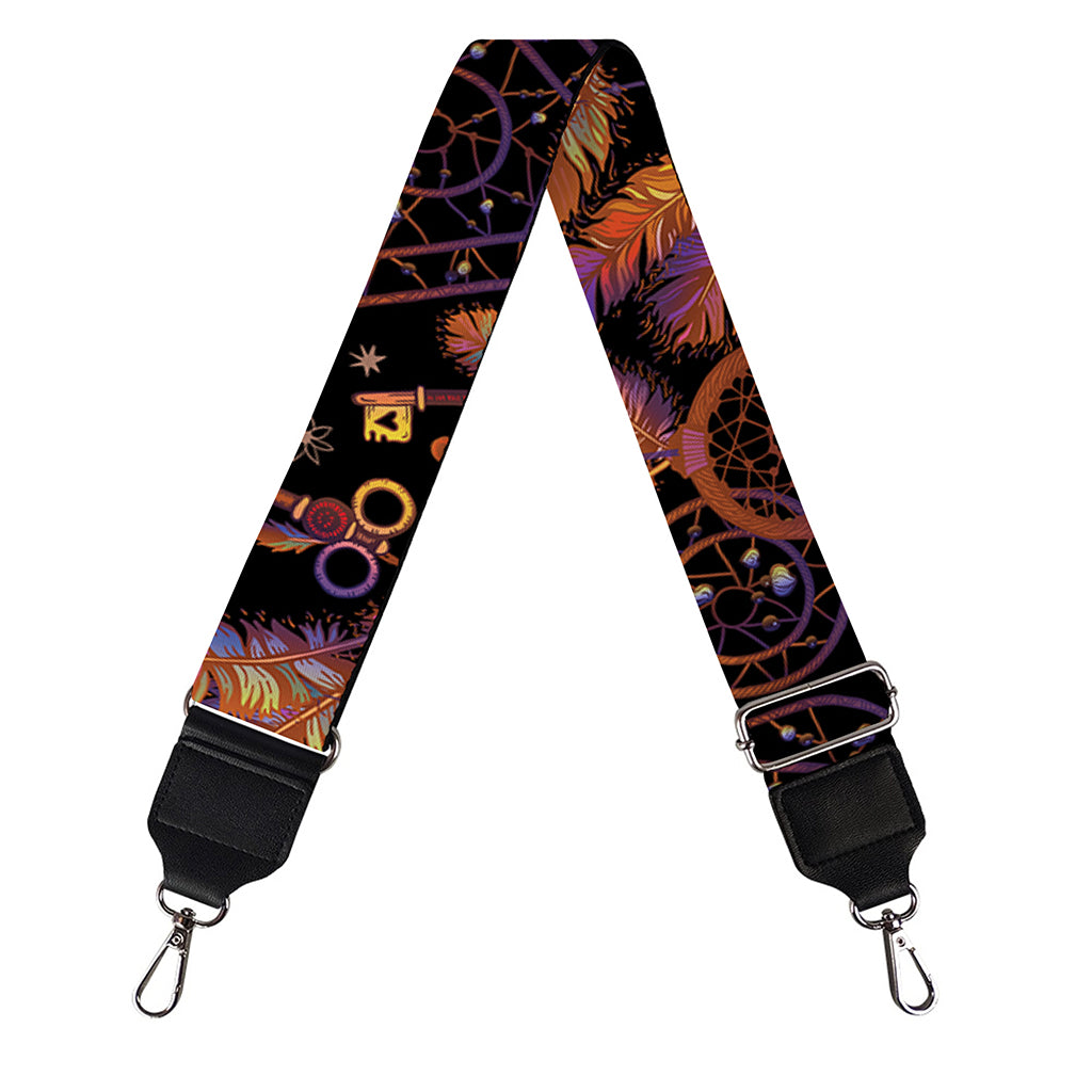 Native Tribal Dream Catcher Print Bag Strap