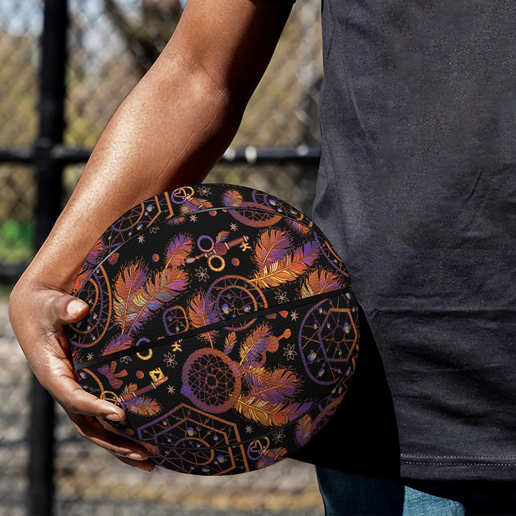 Native Tribal Dream Catcher Print Basketball