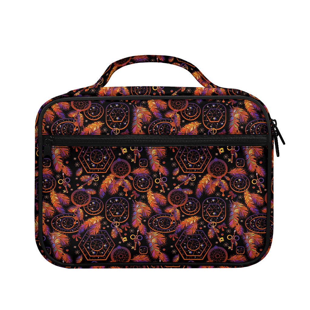 Native Tribal Dream Catcher Print Briefcase Bible Bag