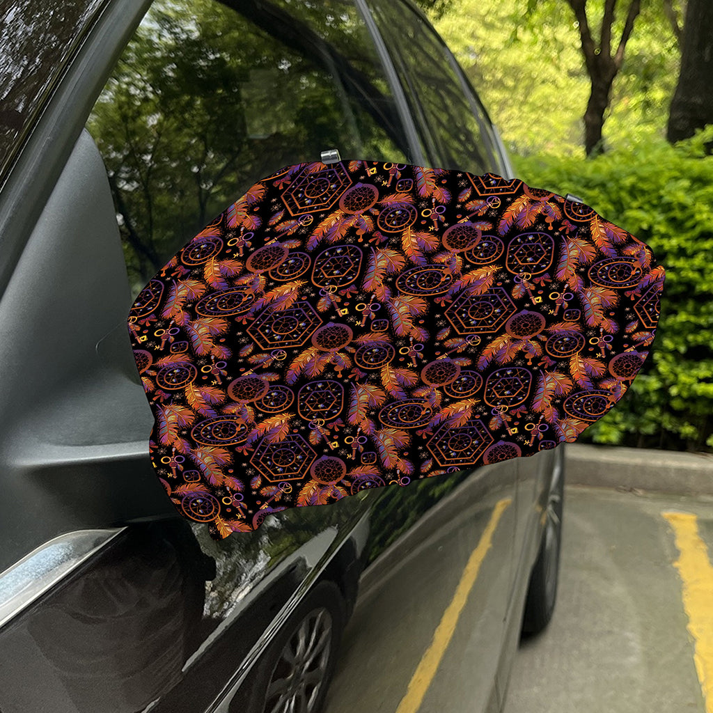Native Tribal Dream Catcher Print Car Side Mirror Covers