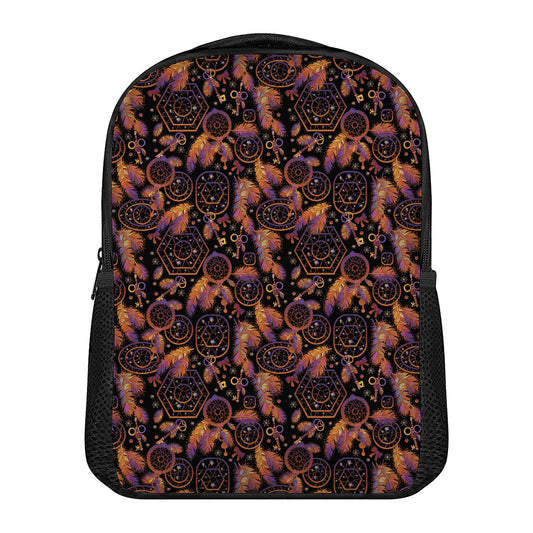 Native Tribal Dream Catcher Print Casual Backpack