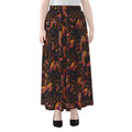 Native Tribal Dream Catcher Print Chiffon Maxi Skirt