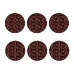 Native Tribal Dream Catcher Print Coaster Set
