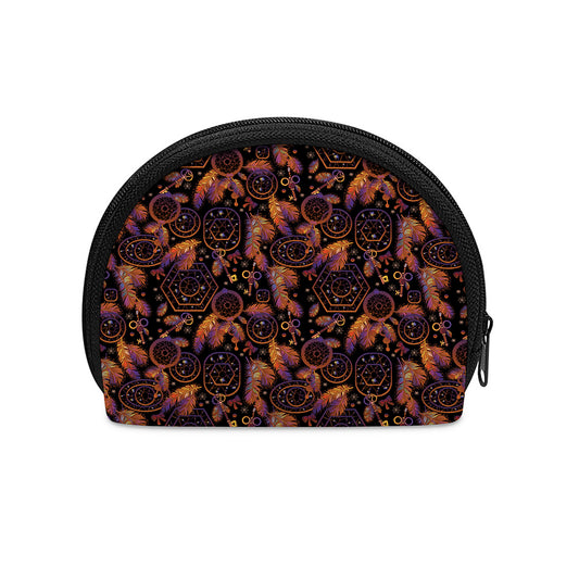 Native Tribal Dream Catcher Print Coin Purse