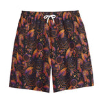 Native Tribal Dream Catcher Print Cotton Shorts