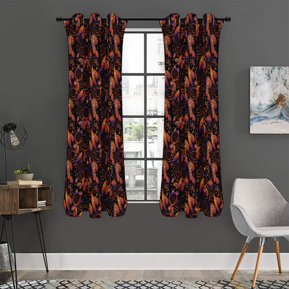 Native Tribal Dream Catcher Print Curtain
